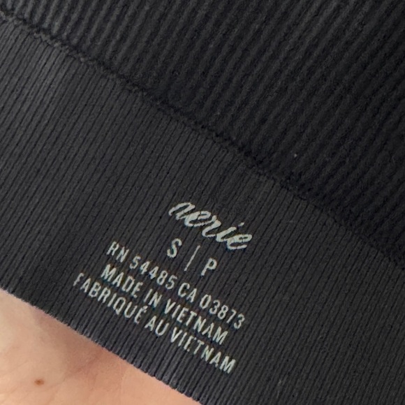 Aerie Black Seamless Ribbed Plunge Bralette - Picture 3 of 3